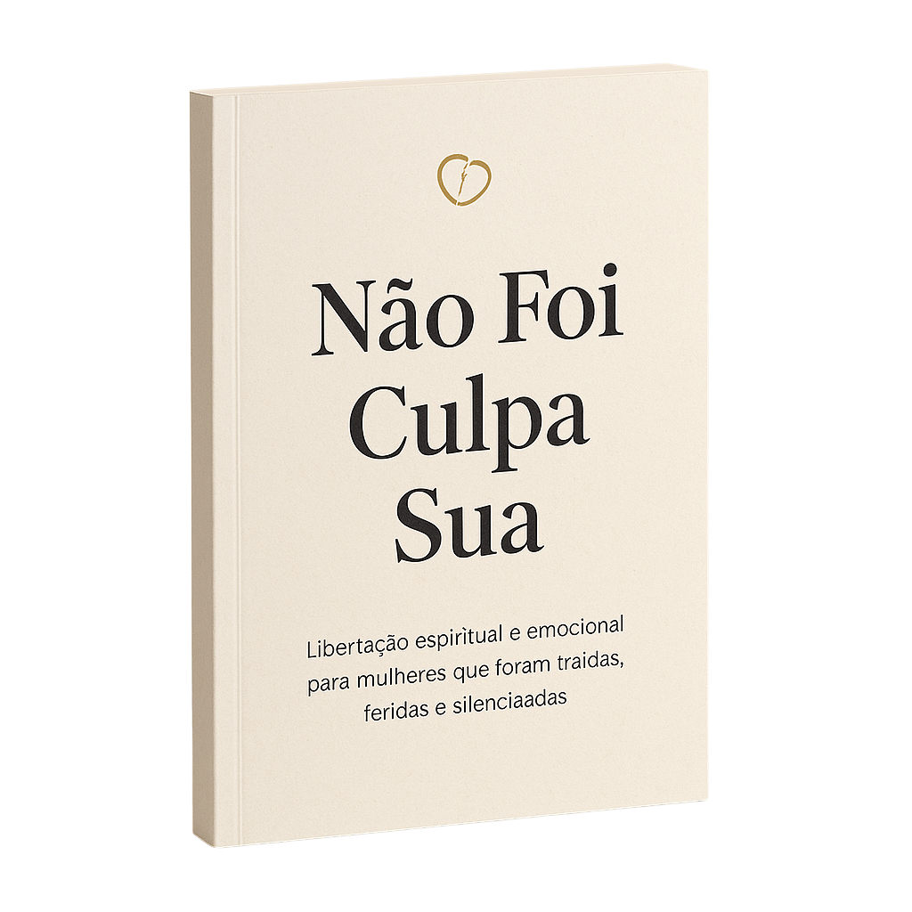 Mockup do livro Você Merece Paz. Não Pedir Perdão por Ir Embora